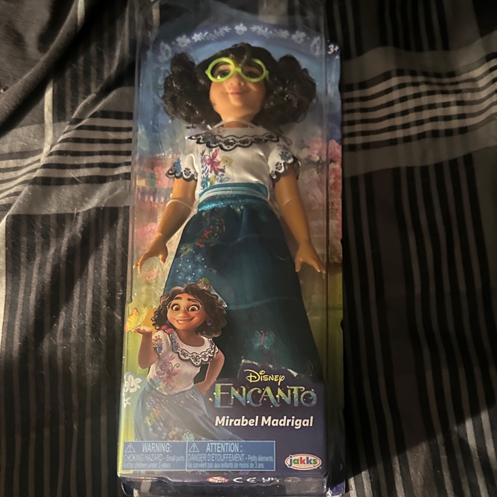 Disney Mirabel Doll with Blue Skirt and Green Glasses